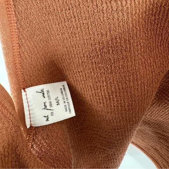 Urban Outfitters Out From Under Dual-Look Ribbed Tank Top – Brown, Size M/L - Picture 7 of 8